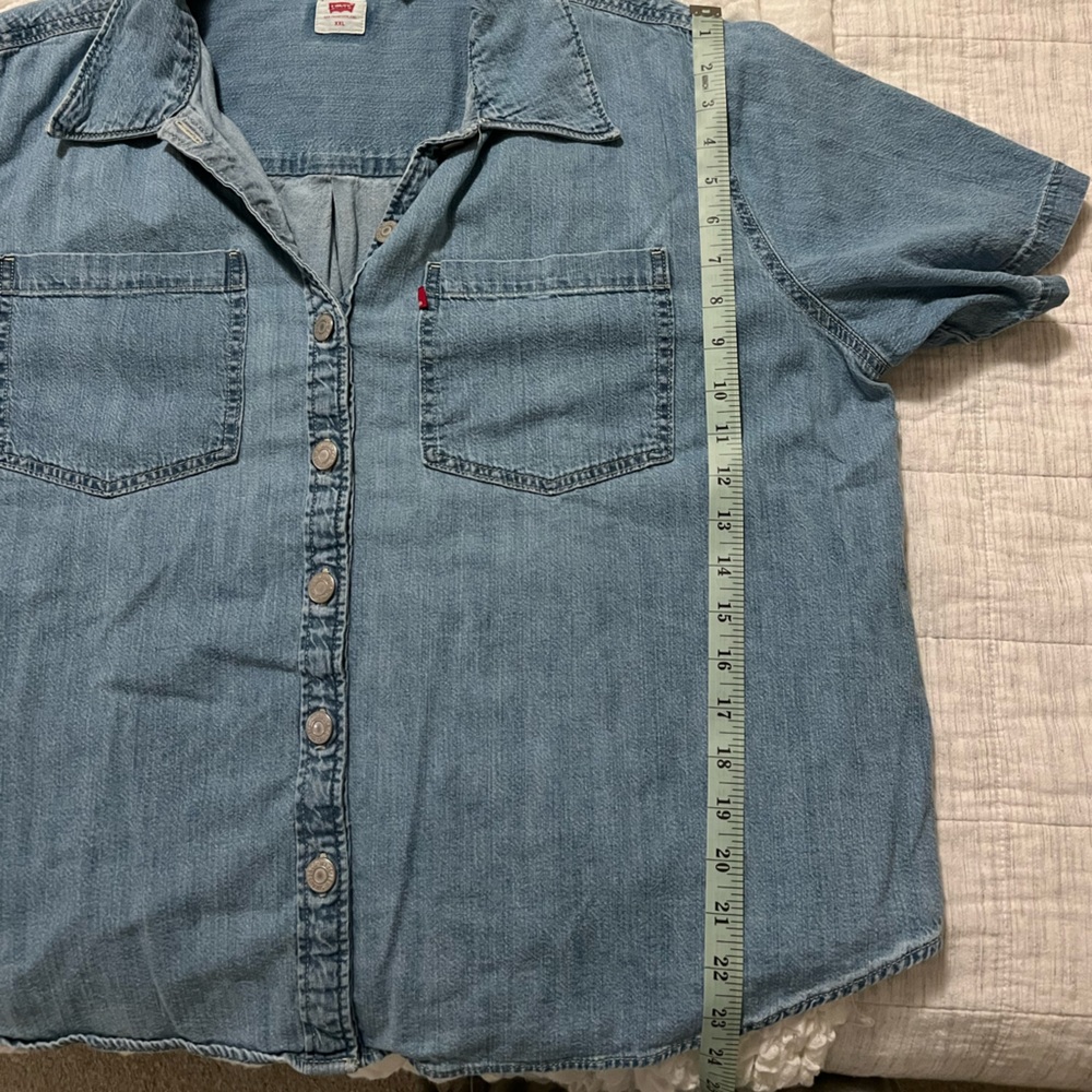 Levi's Light Blue Denim Shirt - Picture 4 of 4